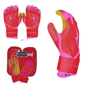 Bruce Bolt Youth Baseball Batting Gloves